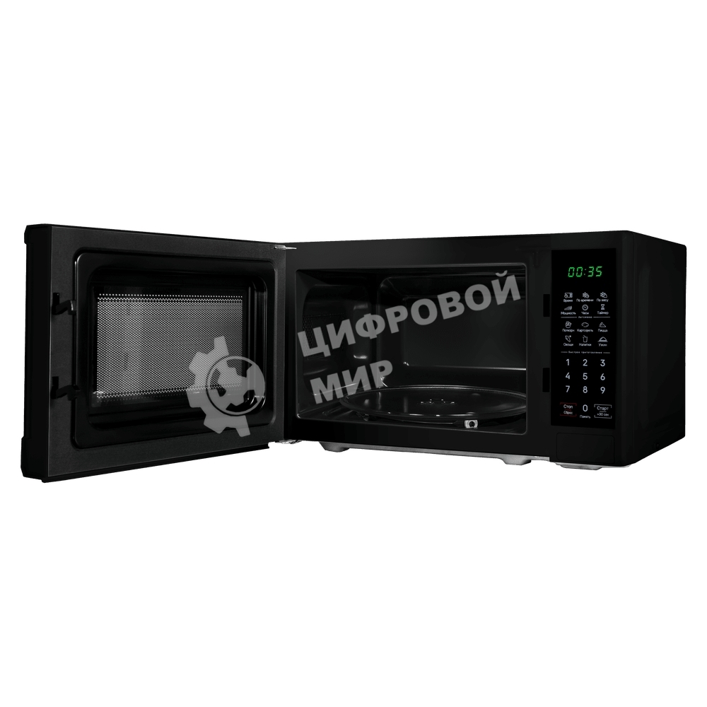 Микроволновая печь Maunfeld MFSMO720EB07 черный, 20 л, 700 Вт, переключатели - сенсор