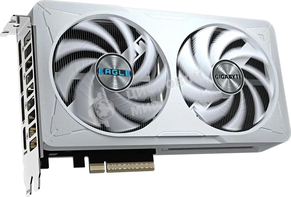 Видеокарта Gigabyte GV-N5060EAGLEOC ICE-8GD, NVIDIA GeForce RTX 5060, 8 ГБ GDDR7, 128 бит, PCI-e 5.0, 1xHDMI, 3xDP