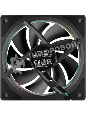 Вентилятор для корпуса Deepcool FL12 SE ARGb 120х120x25 черный 4-pin 28.67дБ (упак.:1шт) (R-FL12SE-BKAPN1-G) Ret