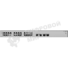 Коммутатор Huawei S310S-24T4J, 24×1 Гбит/с + 4×2,5 Гбит/с SFP, управляемый
