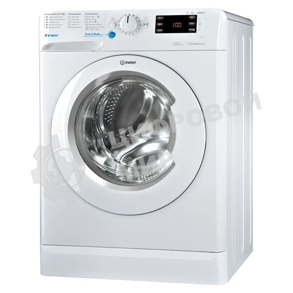 Стиральная машина Indesit BWE 81282 L белый, загрузка фронтальная 8 кг, 1200 об/мин., класс: А