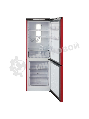 Холодильник Бирюса B-H920NF красный двухкамерный 210/100 л морозилка снизу, No Frost