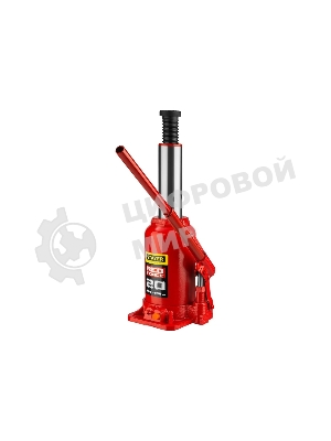 Домкрат STAYER 43160-20_z01 гидравлический бутылочный red force 20т 242-452мм