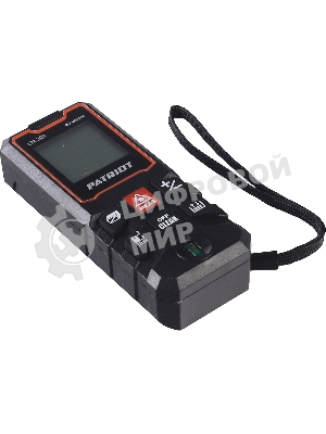 Дальномер лазерный PATRIOT LM 301, макс. дистанция 40 метров, измерение площади, объема, подсветка, память 30 изм.