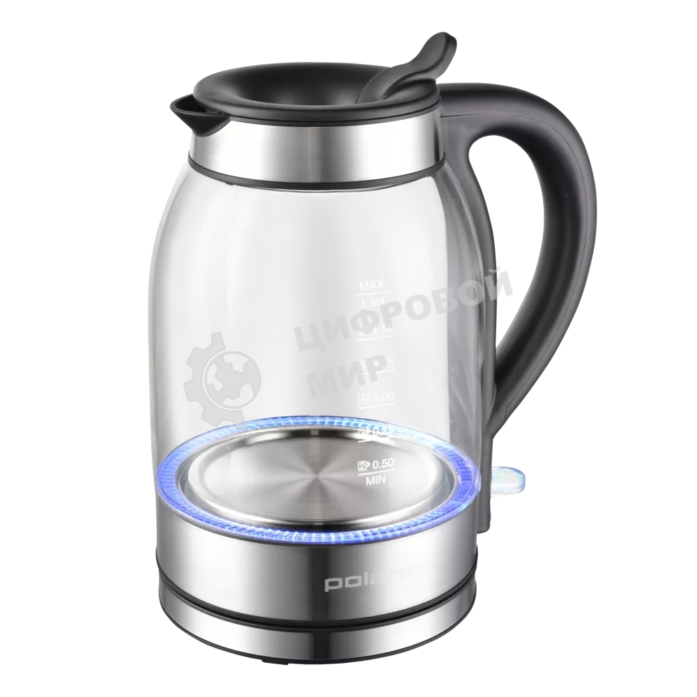 Чайник электрический Polaris PWK 1739CGL 1,8 л, 2200 Вт, сталь