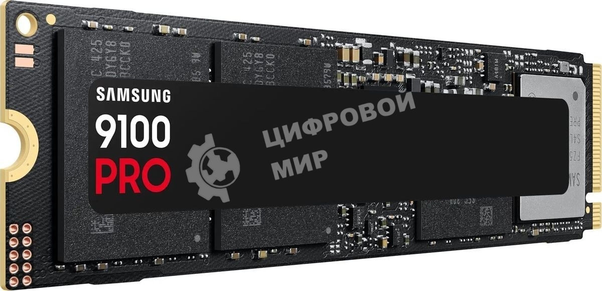 Накопитель SSD 4Tb Samsung 9100 PRO, M.2, PCI-E 5.0 x4, TLC 3D NAND R/W - 14800/13400 Mb/s