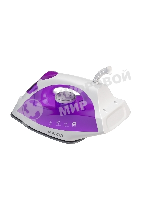 Утюг Maxvi SI1801 белый/фиолетовый