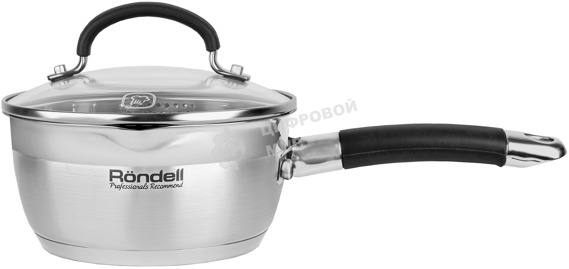 Набор посуды 8 предм. (кастрюли с/кр 18/20/24 см, ковш с/кр 16 см) Prime Rondell RDS-1291