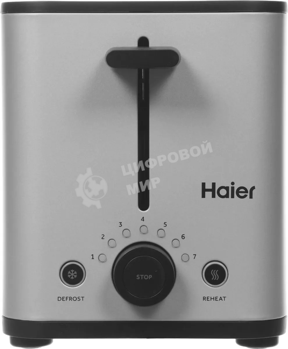 Тостер Haier HT-601 900Вт серебристый