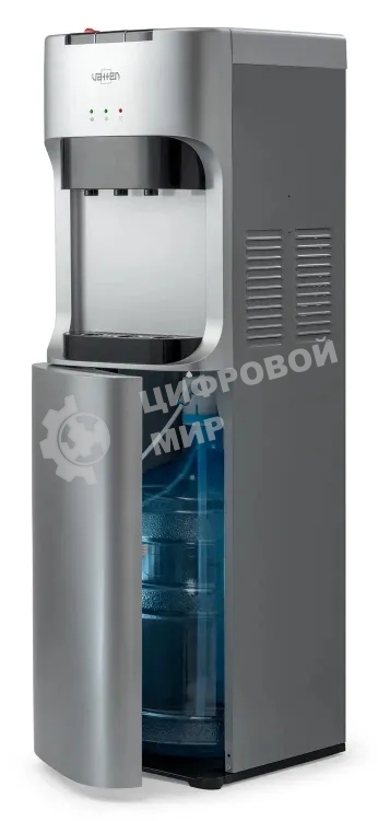 Кулер для воды Vatten L45SE, нижняя загрузка, нагрев 90 °С, охлаждение 15 °С, серебристый/черный