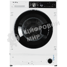 Стиральная машина встраиваемая Korting KWMI 14V87 белый, загрузка фронтальная 8 кг, 1400 об/мин, класс A+++