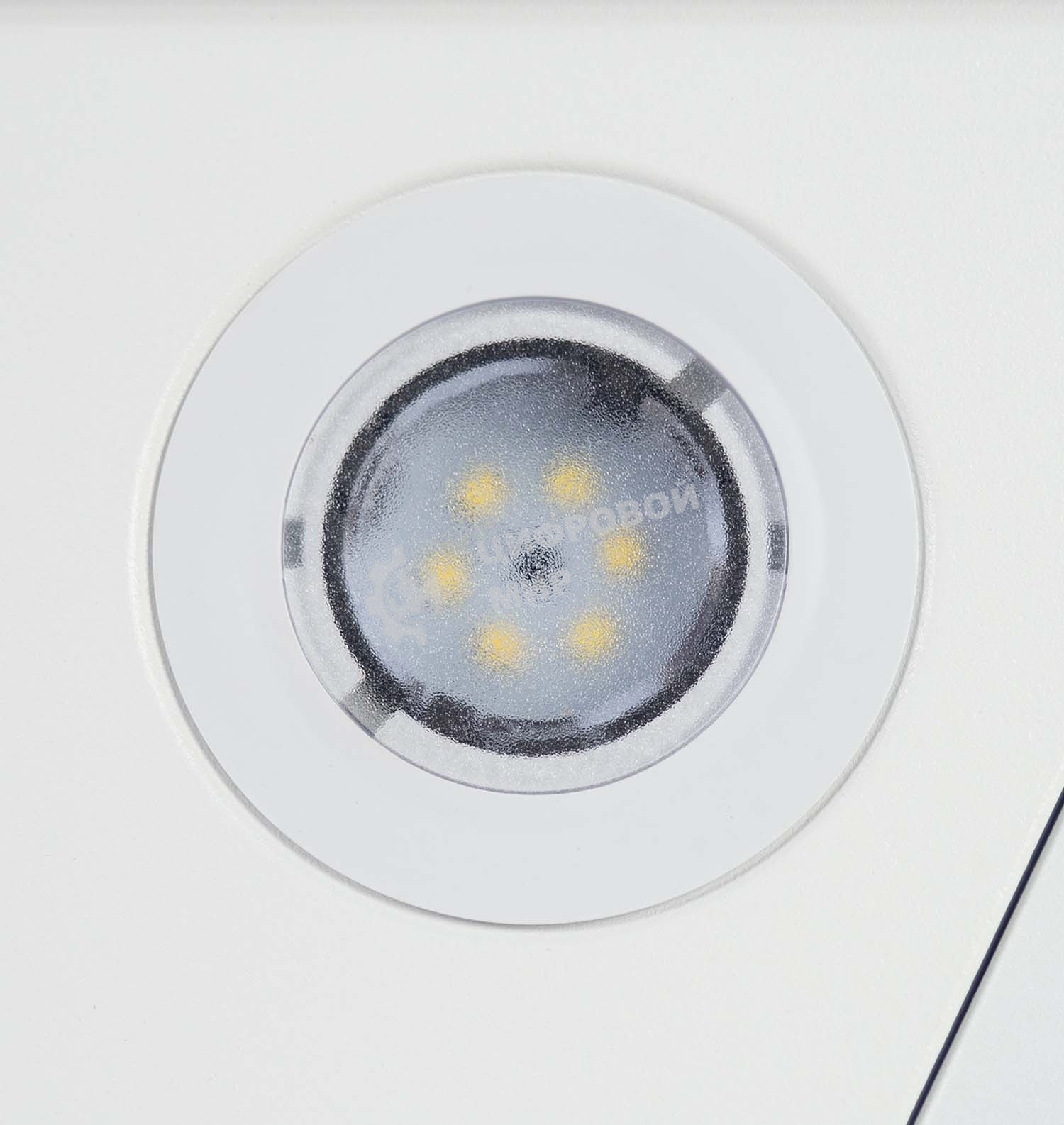 Вытяжка каминная LEX MIRA GS 600 белая, 59.5 см, 1000 куб. м/ч, 49 дБ