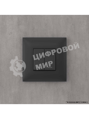 Выключатель двухклавишный DKC Avanti 4412104 