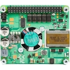 Плата Power Over Ethernet (POE) Raspberry Pi PoE HAT for Raspberry Pi 3B+ и 4B, SC0468, для питания Raspberry Pi через Ethernet кабель. Вентилятор в комплекте. (RPI3-MODBP-POE)(RASP3328)(221-1857) (492820)