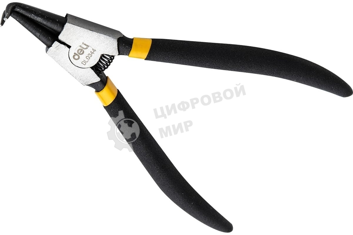 Изогнутый съемник внешних стопорных колец Deli DL0344 7