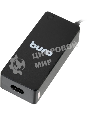 Блок питания Buro BUM-С-065 автоматический 65W 5V-20V 3A 1xUSB 2.4A от бытовой электросети LED индикатор