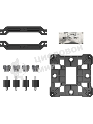 Кулер Cooler ID-Cooling SE-904-XT ARGb BLACK LGA1851/1700/1200/115X/AM5/AM4 (TDP 180W, PWM, 4 тепл.трубки прямого контакта, FAN 100мм, Addressable RGb LED) RET