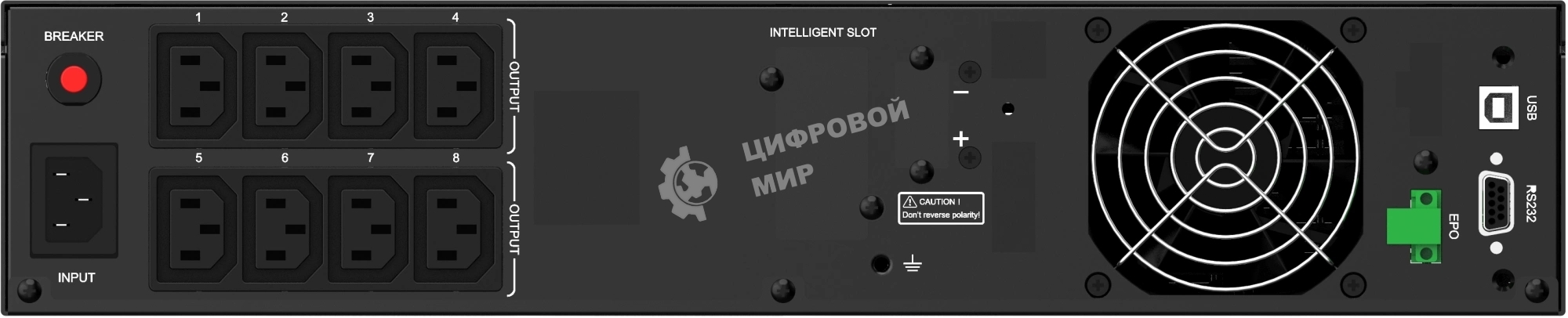 Источник бесперебойного питания Ippon Pacific 1000 900Вт 1000ВА черный