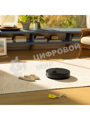 Робот-пылесос Roborock Q8 Max Pro Plus черный, 5200 мАч Li-ion, уборка сухая/влажная, пылесборник контейнер 0,5 л