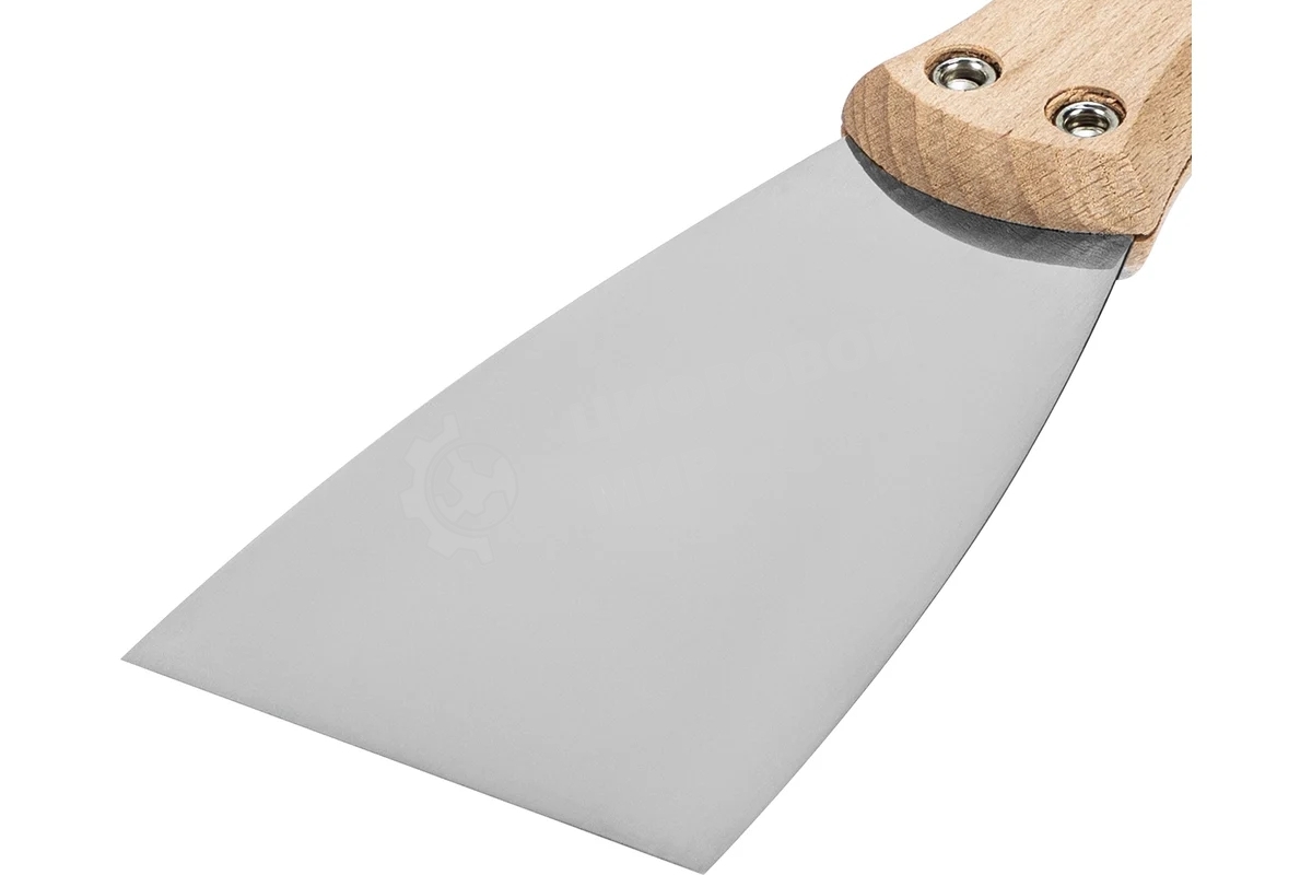 Шпательная лопатка Matrix из нержавеющей стали, 60 мм, буковая рукоятка, EFP