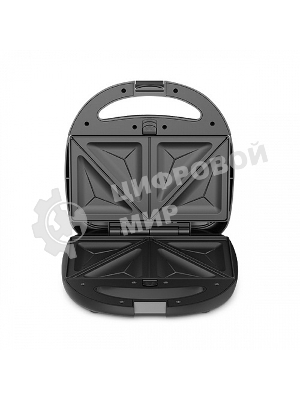 Вафельница BQ ST2001 черный, 4 in 1. MultiChef, 800 Вт, многофункциональный прибор 4 в 1, 4 пары панелей в комплекте: гриль, венские вафли, сэндвич, орешки, антипригарное покрытие панелей Non-Stick PRO, равномерный нагрев, вертикальное хранение, отсек для хранения шнура, 2 индикатора работы: нагрева и питания, диапазон температур нагрева: 230 °С, ненагревающаяся ручка, противоскользящие ножки, длина шнура: 0.7 м, напряжение: 220-240 В, 50-60 Гц, защита от поражения электротоком: класс I