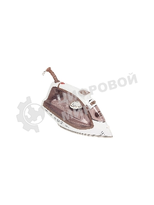 Утюг Maxwell MW-3047 белый/коричневый, 2400 Вт, 30 г/мин, 120 г/мин, 260 мл