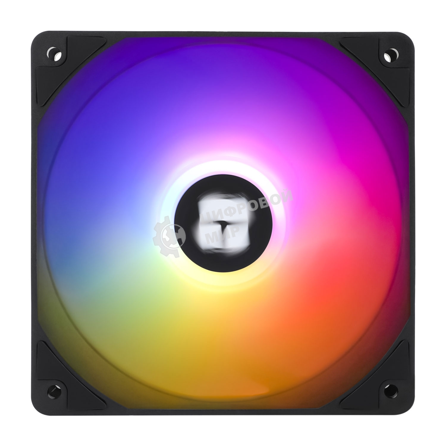 Кулер для корпуса Thermaltight TL-C12C-S (120x120x25мм, 4-pin PWM, ARGB, 66.17CFM, 25.6dBA, 1550RPM, черный)