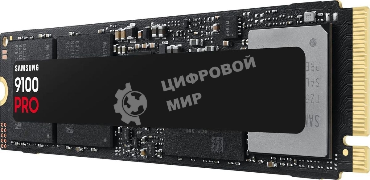 Накопитель SSD 4Tb Samsung 9100 PRO, M.2, PCI-E 5.0 x4, TLC 3D NAND R/W - 14800/13400 Mb/s