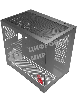 Компьютерный корпус Bloody CC-122 черный без БП ATX 10x120мм 1xUSB2.0 1xUSB3.0 audio