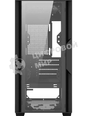 Компьютерный корпус Bloody CC-123 черный без БП mATX 8x120мм 2xUSB2.0 1xUSB3.0 audio bott PSU