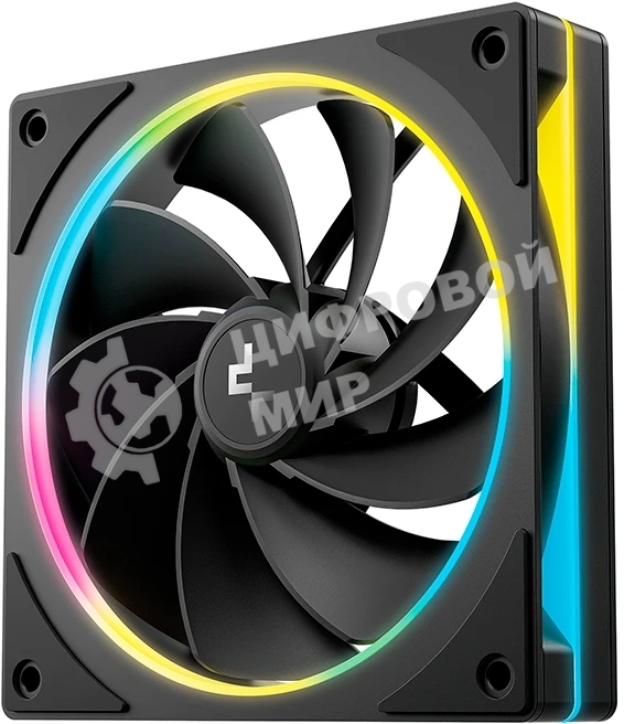 Вентилятор для корпуса Deepcool FL12R SE Reverse ARGb 120х120x25 черный 4-pin 28.67дБ (упак.:1шт) (R-FL12RSE-BKAPN1-G) Ret