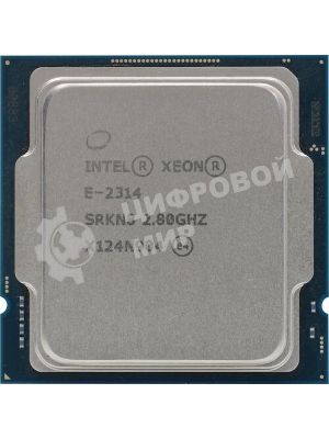 Процессор Intel Xeon E-2314 Soc-1200 2.8GHz OEM