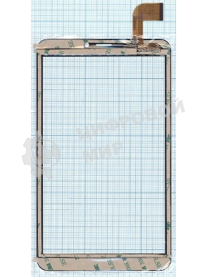 Сенсорное стекло (тачскрин) RP-451A-8.0-FPC-A2, золотое