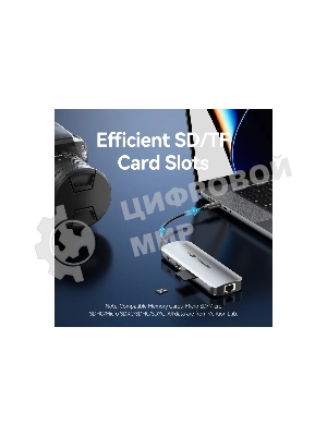 Мультифункциональный хаб Vention USB Type C 8 в 1