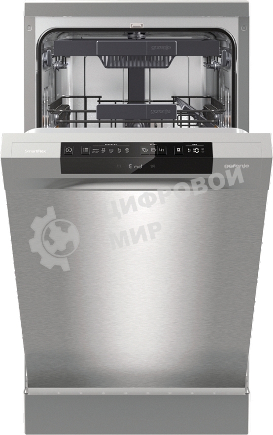 Посудомоечная машина Gorenje GS541D10X, нержавеющая сталь, 44.8 см, 11 компл., 45 дБ, класс A+++