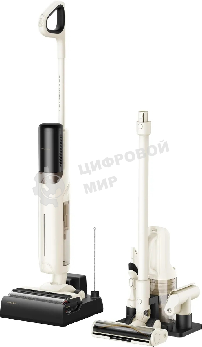 Вертикальный моющий пылесос Dreame Trouver K30 Mix белый, 7x2600 mAh, 300Вт, сухая/влажная уб., 500 мл., работа от АКБ max 30 мин