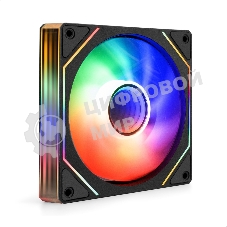 Вентилятор с подсветкой ExeGate EX12025HM3PM.FRGb.PRM (120x120x25 мм, FRGb, Hydraulic bearing (гидродинамический), 3pin+Molex, 1200RPM, 24dBA)