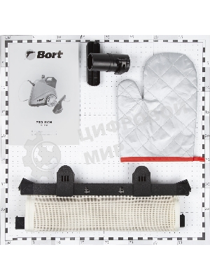 Отпариватель Bort Pro Iron голубой, 2500 Вт, 95 г/мин, 3800 мл