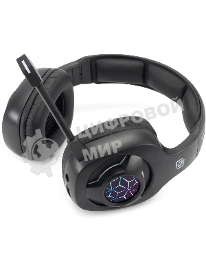 Гарнитура беспроводная/проводная с микрофоном Оклик HS-L575G черный накладные BT оголовье (1895253)