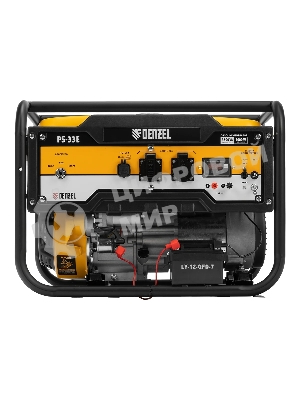 Электрогенератор бензиновый Denzel PS-33E, 3.3 кВт, 85 дБ, 48.5 кг