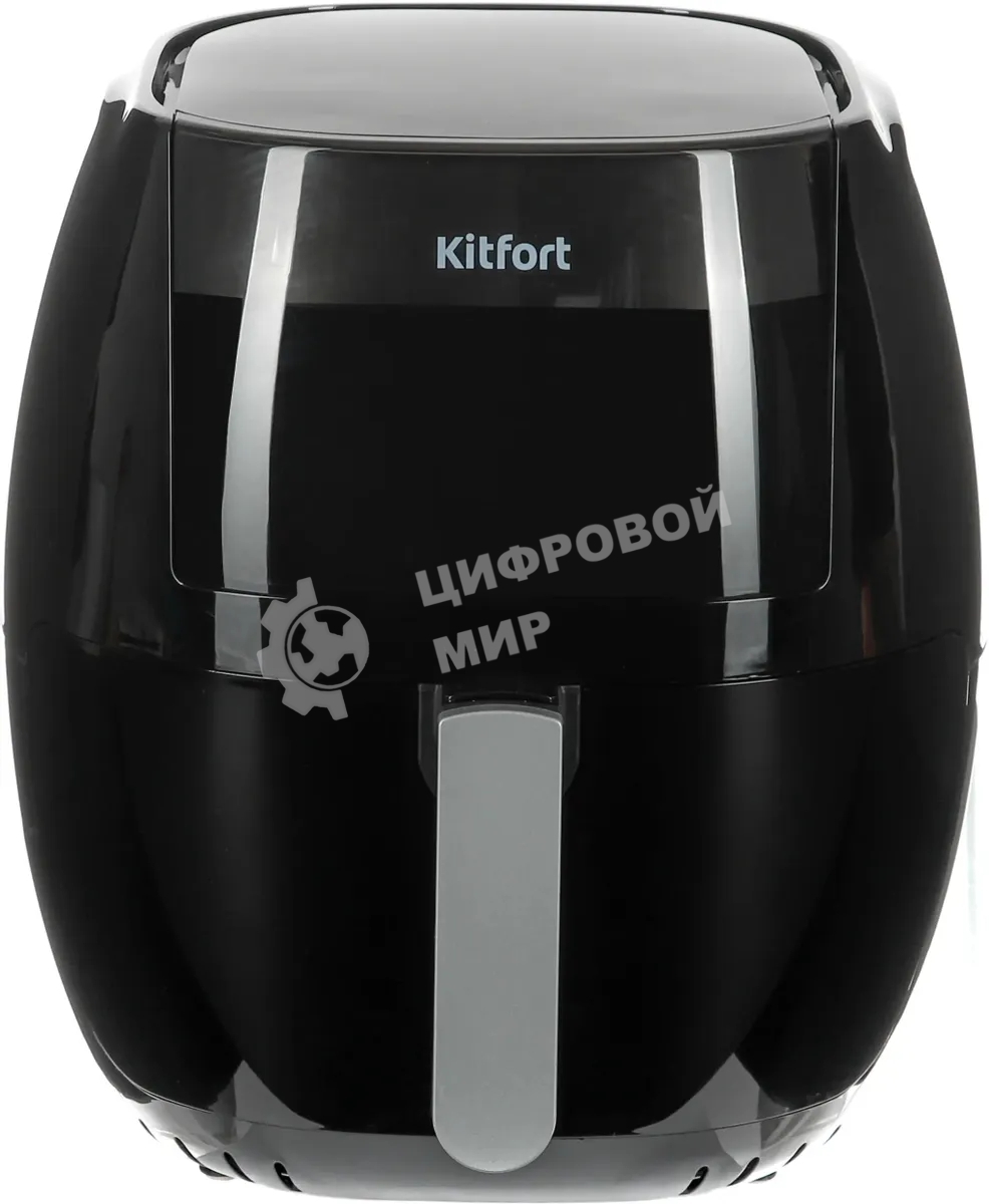 Аэрогриль Kitfort КТ-2220 черный, 1800 Вт, 6 л, электронное управление, 7 программ