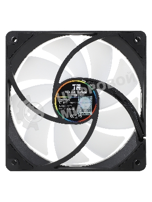Кулер для корпуса Thermaltight TL-C12C-S (120x120x25мм, 4-pin PWM, ARGB, 66.17CFM, 25.6dBA, 1550RPM, черный)