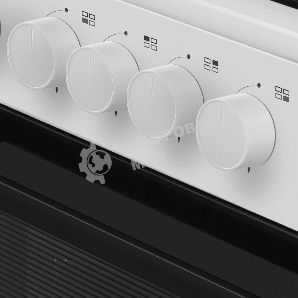 Плита газовая Maunfeld MGC50GCW08D белый, конфорок 4 шт, духовка 59 л, 50 см x 89 см x 65 см