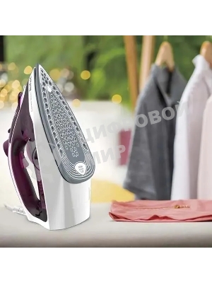 Утюг Tefal FV2835E0 фиолетовый/белый, 2400 Вт, 35 г/мин, 160 г/мин, 270 мл