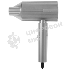 Фен JVC JHD012 серый/серебристый, 1800 Вт