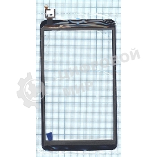 Сенсорное стекло (тачскрин) LCGP0801033 REVA-A1, черное