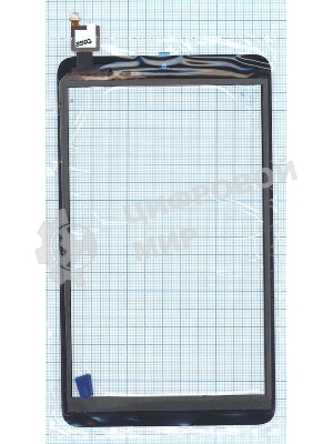 Сенсорное стекло (тачскрин) LCGP0801033 REVA-A1, черное