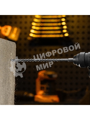 Бур по бетону Denzel цельная крестовая пластина, 8x315 мм, SDS PLUS