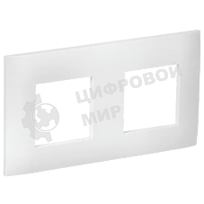 Рамка 2-ая SK-F02W IEK SKANDY Арктический белый