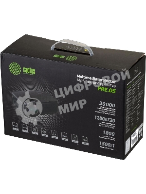 Проектор Cactus 1900 LUMENS CS-PRE.05B.WXGA